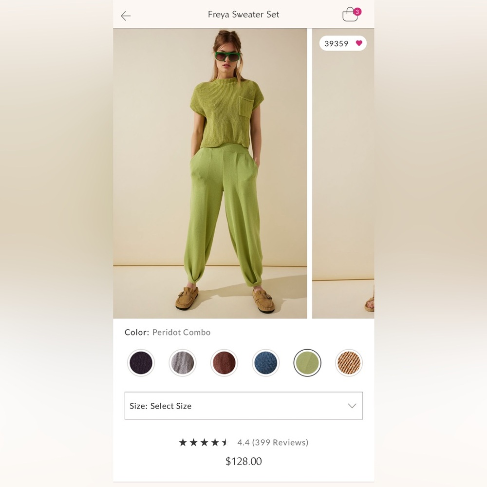 Free People Freya sweater set
